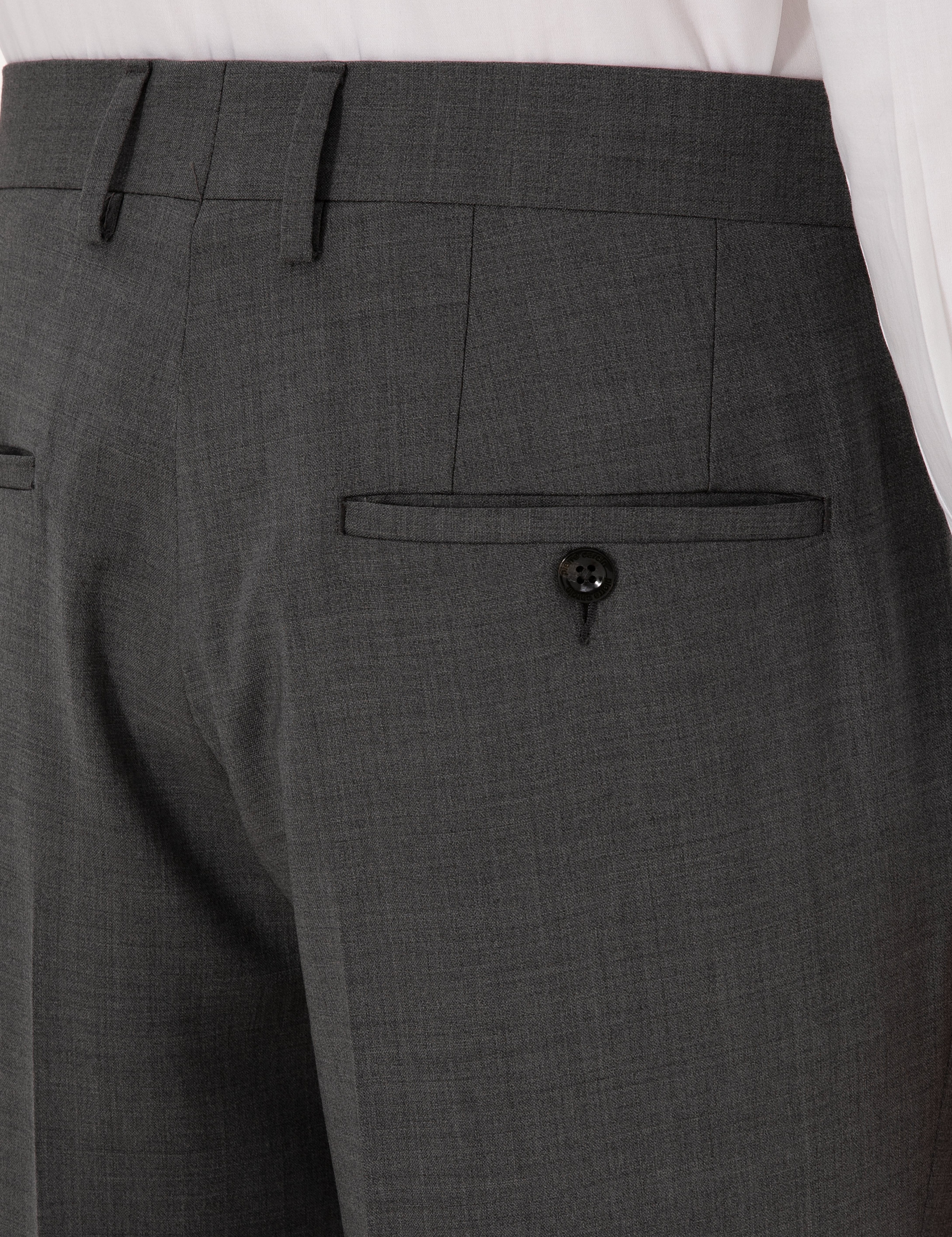 Füme Slim Fit %100 Yün Kumaş Pantolon - Image 6