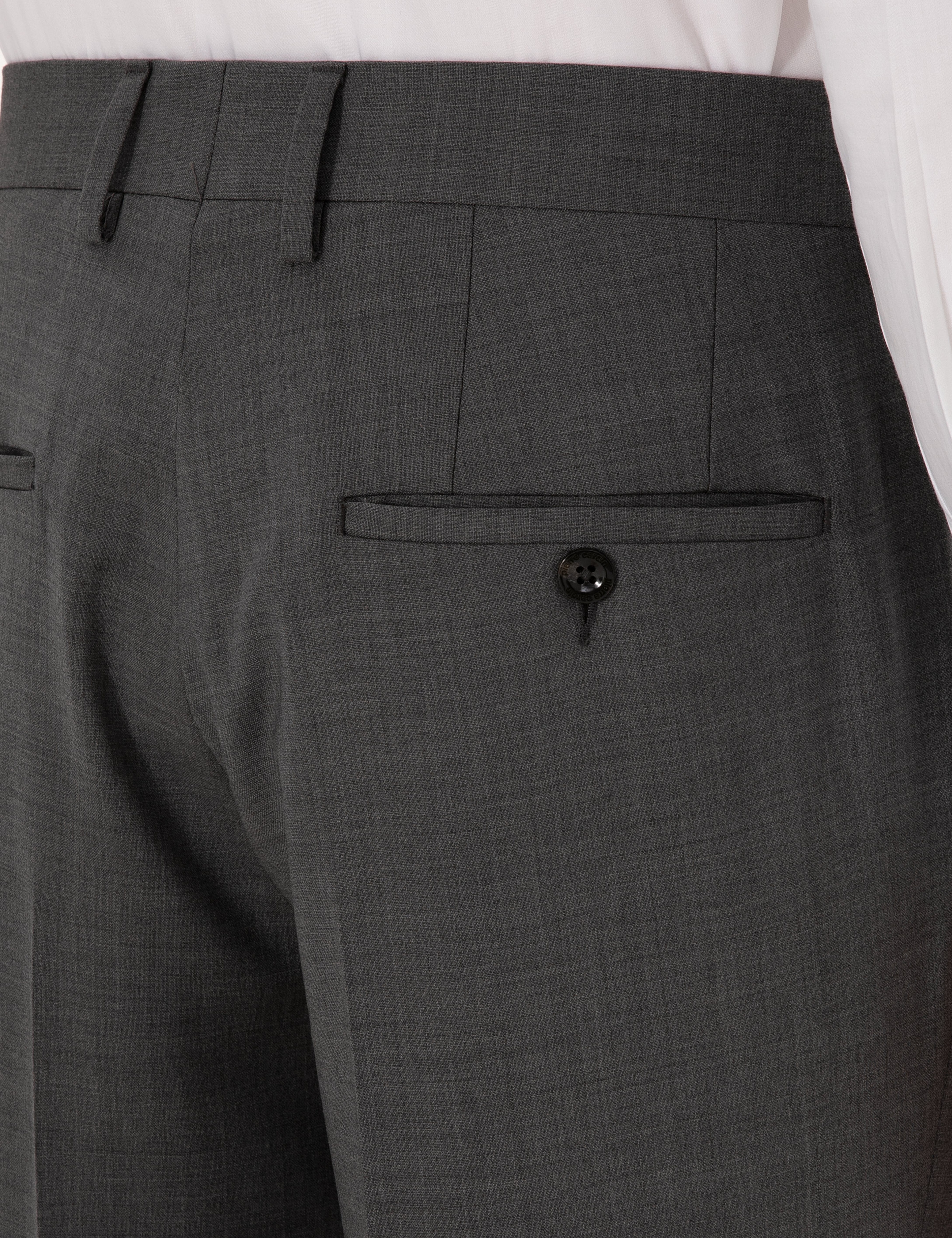 Füme Slim Fit %100 Yün Kumaş Pantolon
