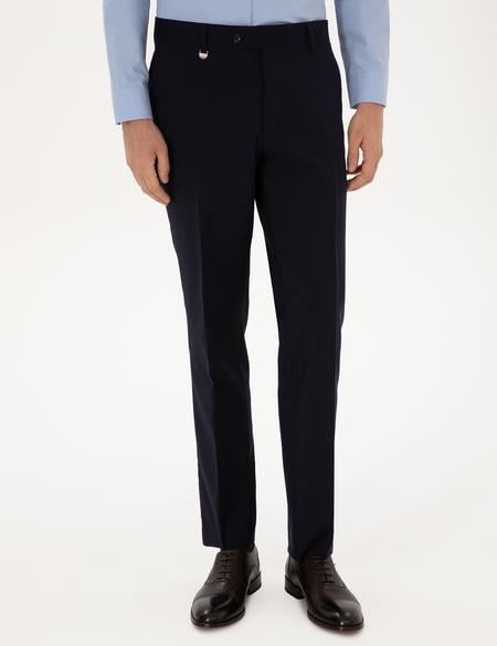 Lacivert Slim Fit Kumaş Pantolon - 50313984006