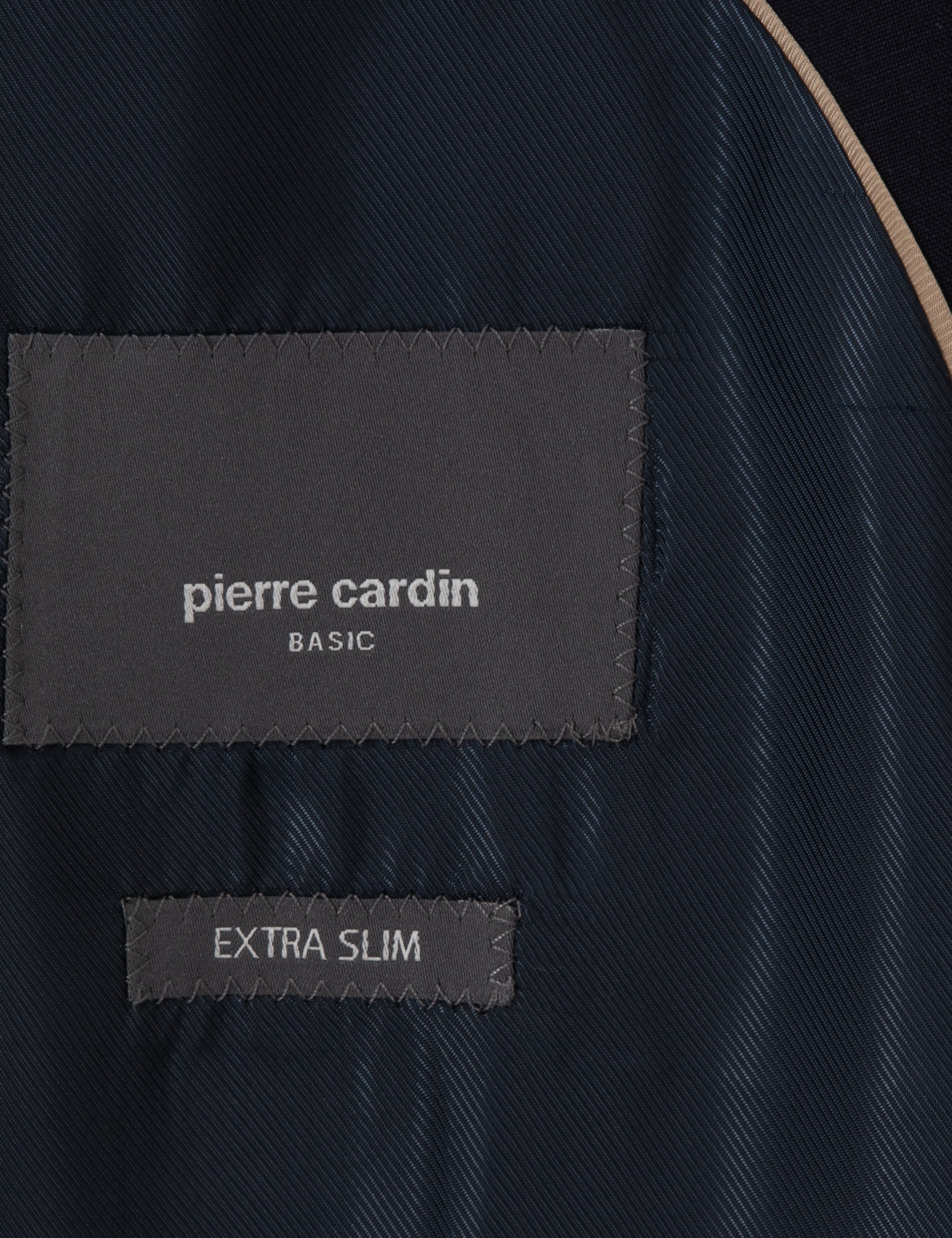 Lacivert Ex. Slim Fit %100 Yün Kruvaze Takım Elbise