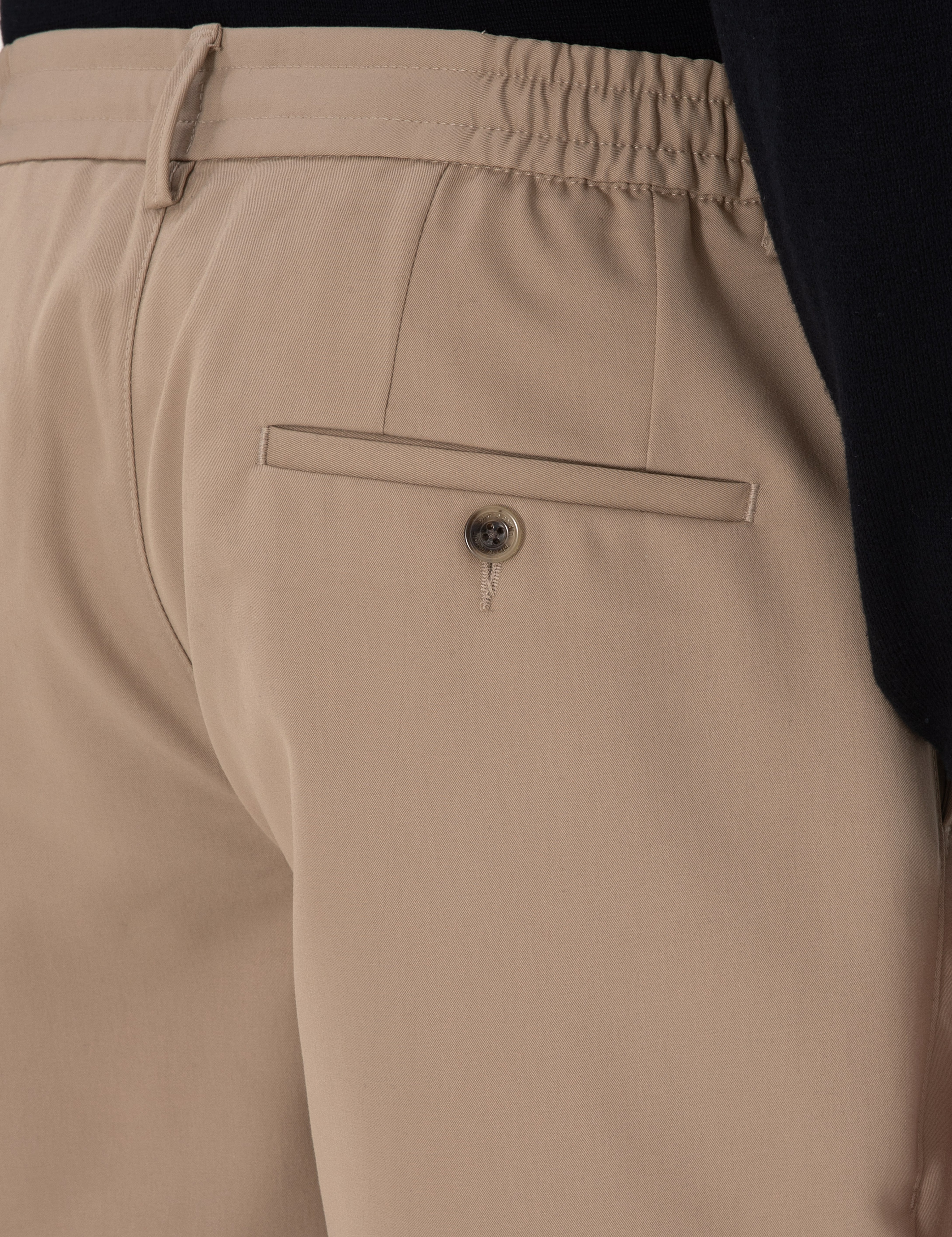 Bej Ex. Slim Fit Kumaş Pantolon - Image 6