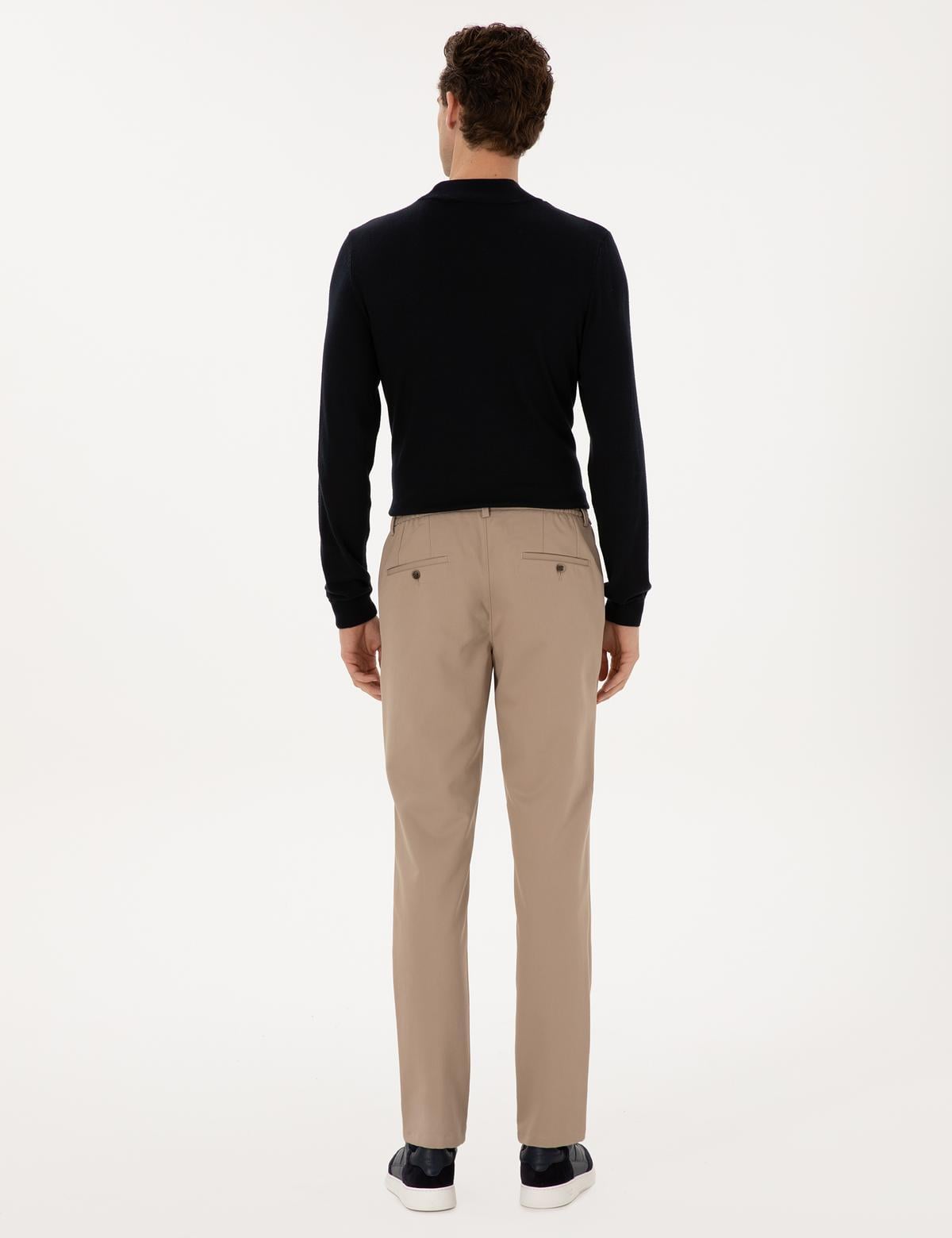 Bej Ex. Slim Fit Kumaş Pantolon - 50311728039