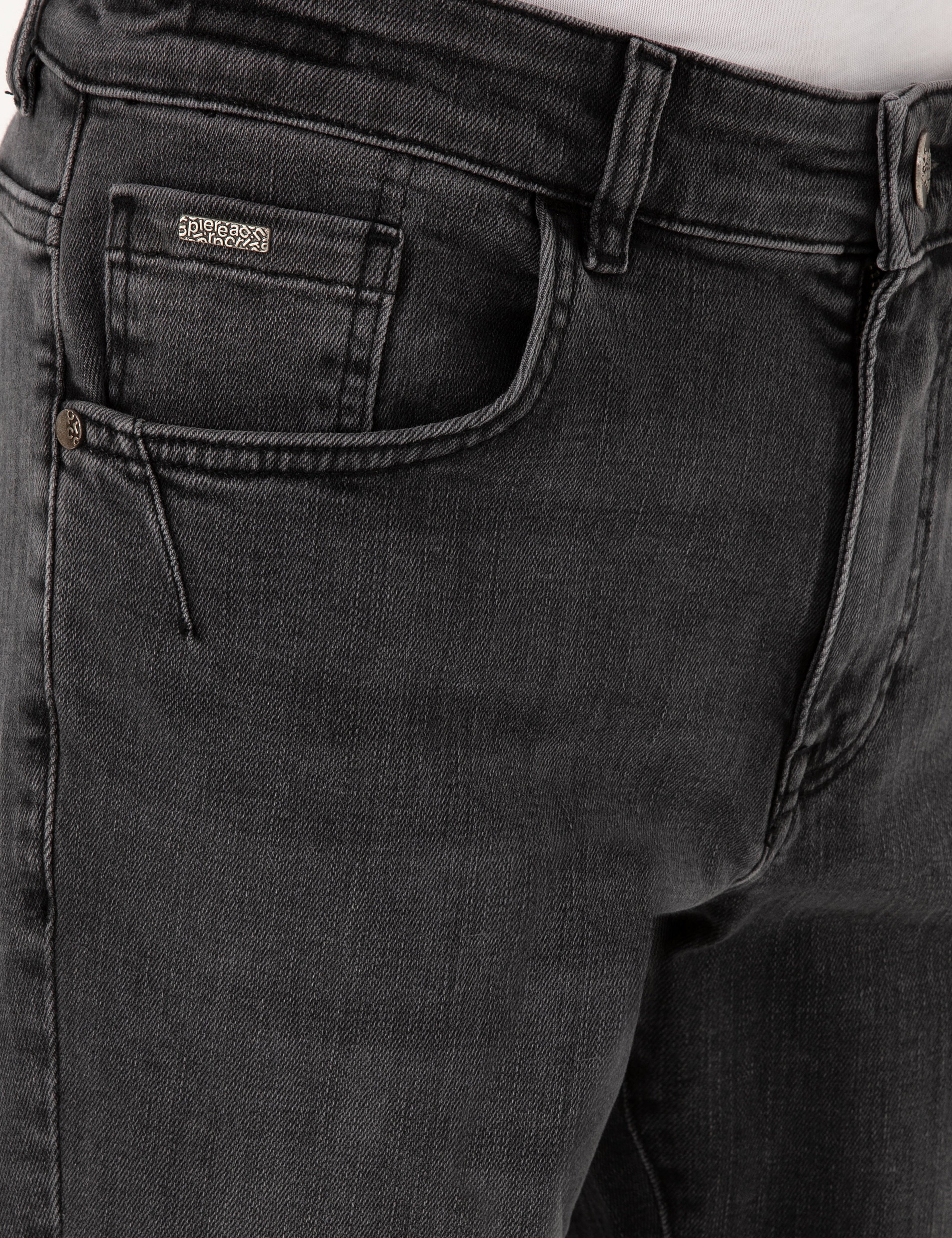Antrasit Slim Fit Jean Pantolon