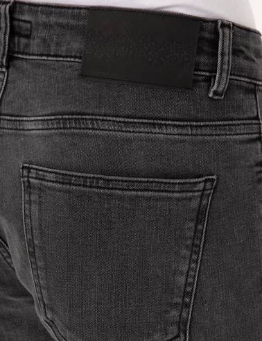 Antrasit Slim Fit Jean Pantolon