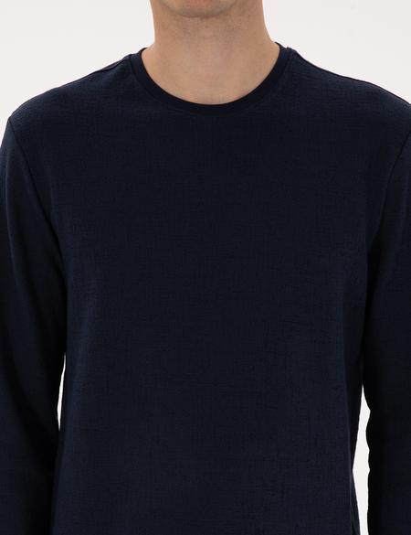 Lacivert Regular Fit Sweatshirt - 50313944033