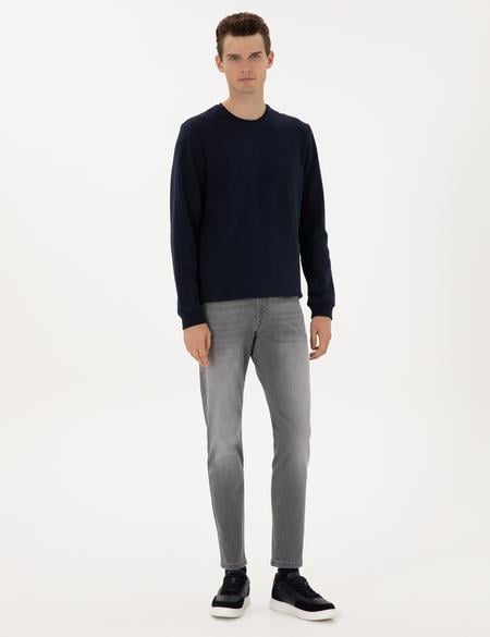 Lacivert Regular Fit Sweatshirt - 50313944033