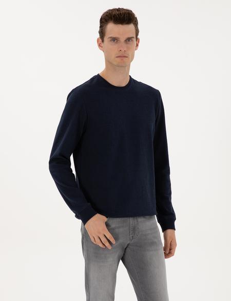 Lacivert Regular Fit Sweatshirt - 50313944033