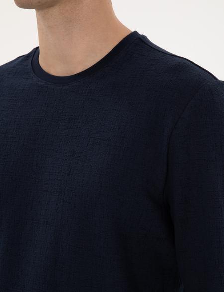 Lacivert Regular Fit Sweatshirt - 50313944033