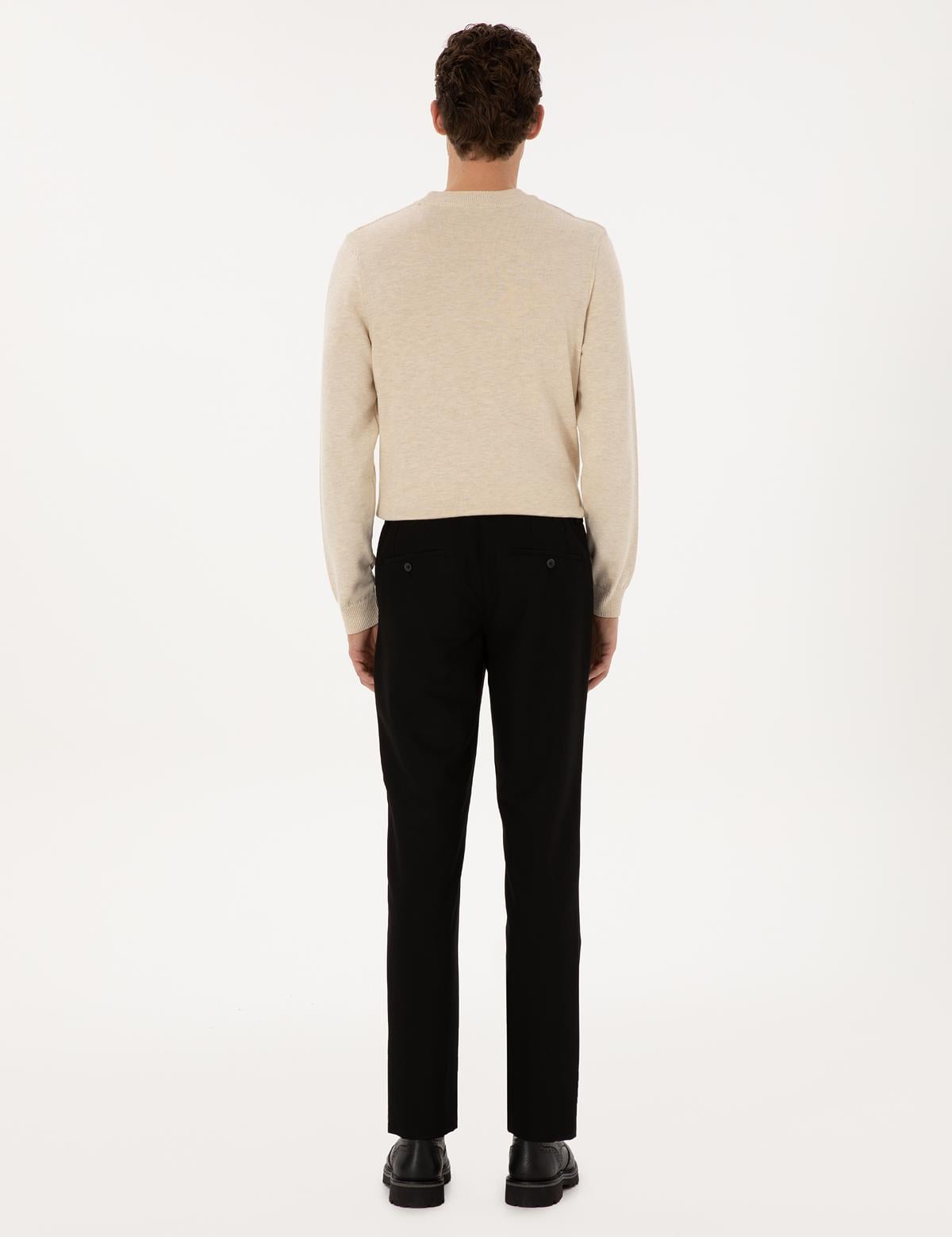 Siyah Ex. Slim Fit Kumaş Pantolon - 50311728083