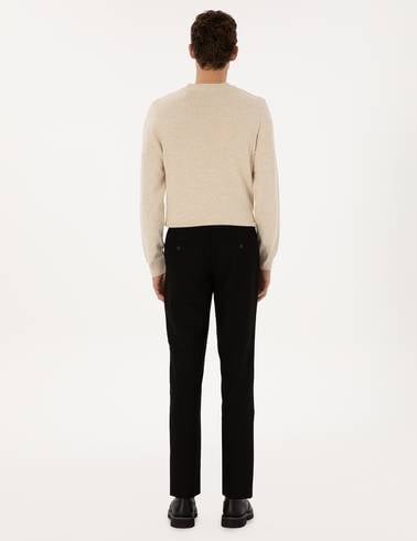Siyah Ex. Slim Fit Kumaş Pantolon