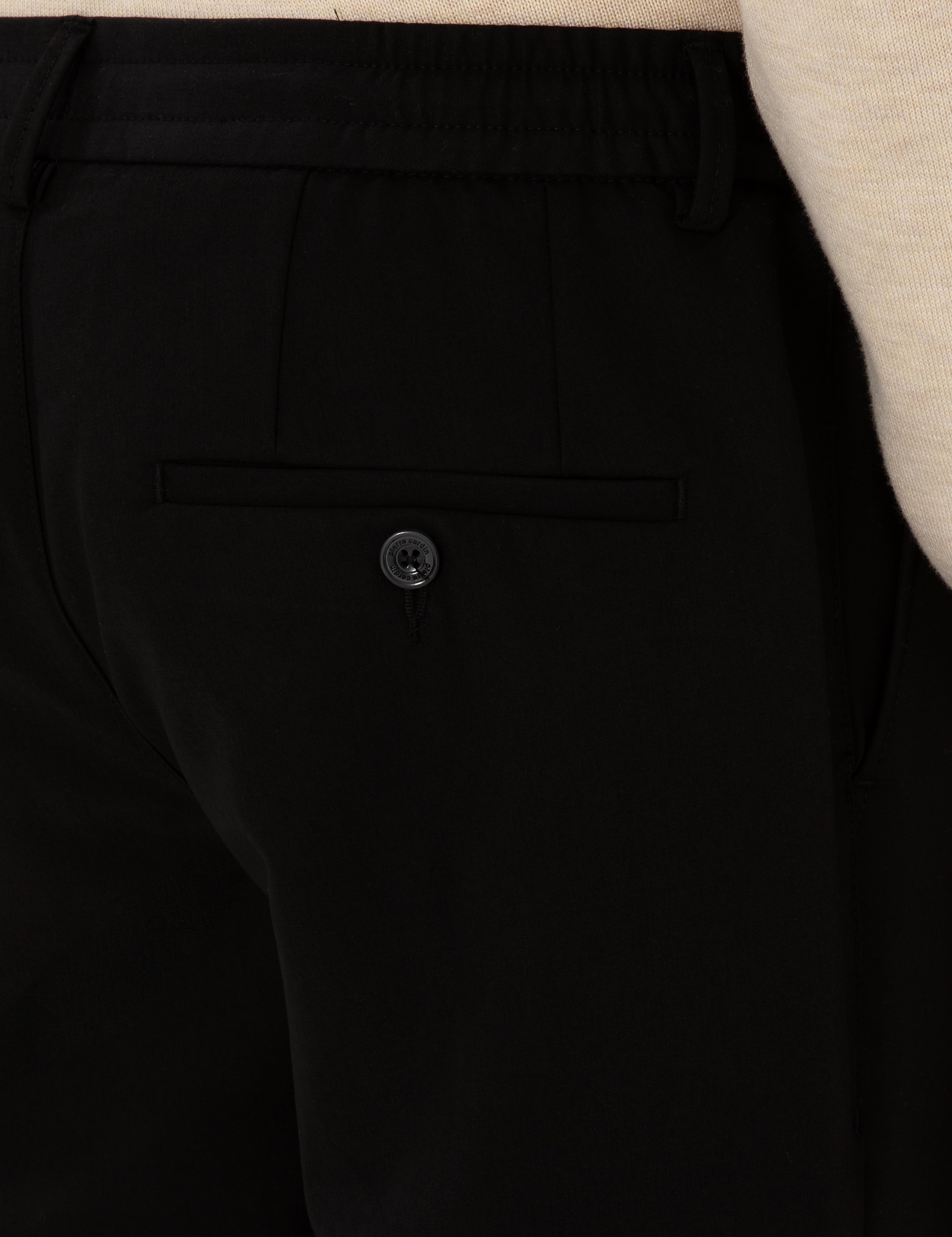 Siyah Ex. Slim Fit Kumaş Pantolon - Image 6