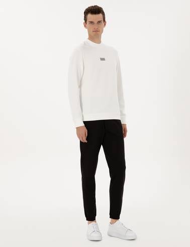 Siyah Slim Fit Eşofman Altı