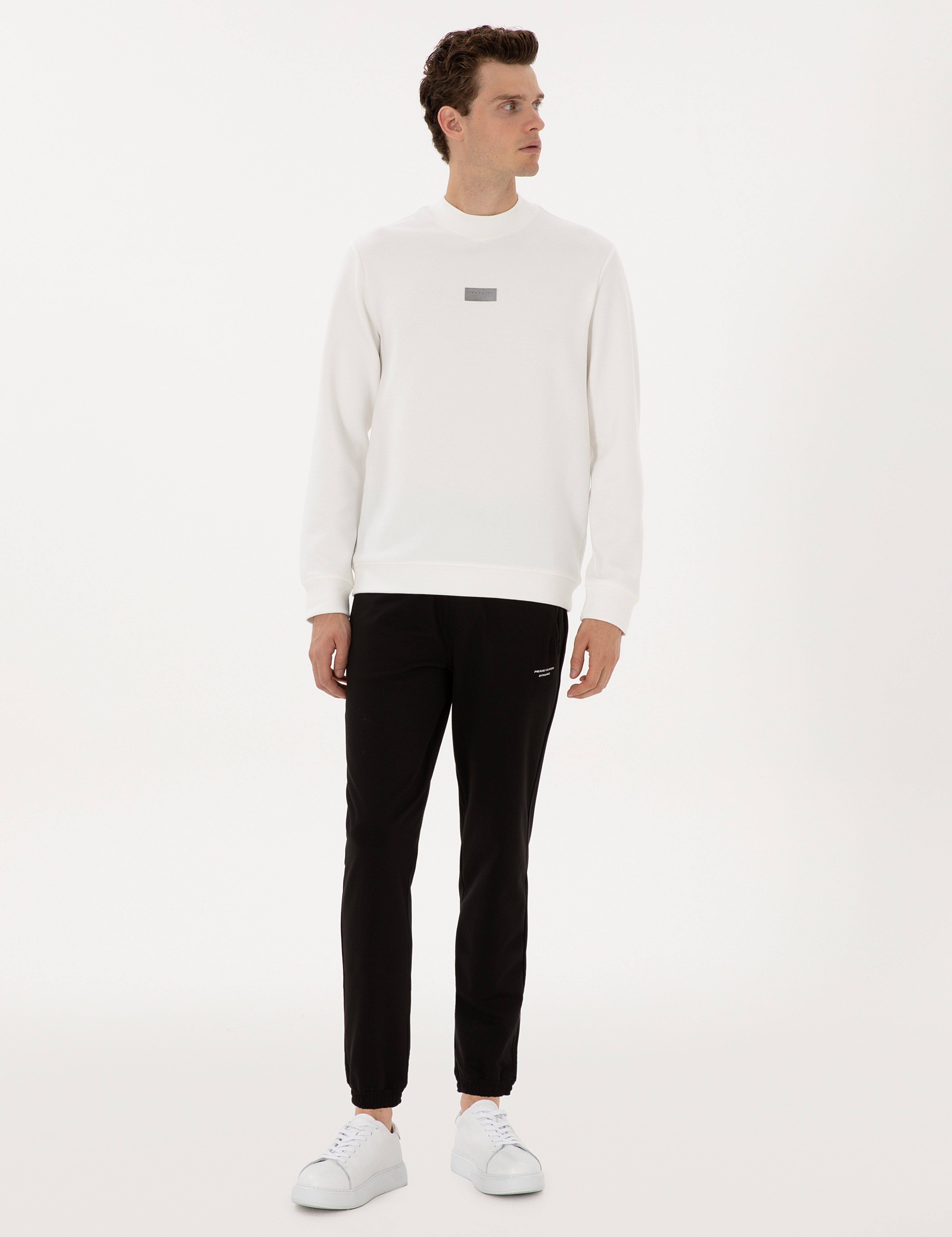 Siyah Slim Fit Eşofman Altı - Image 3