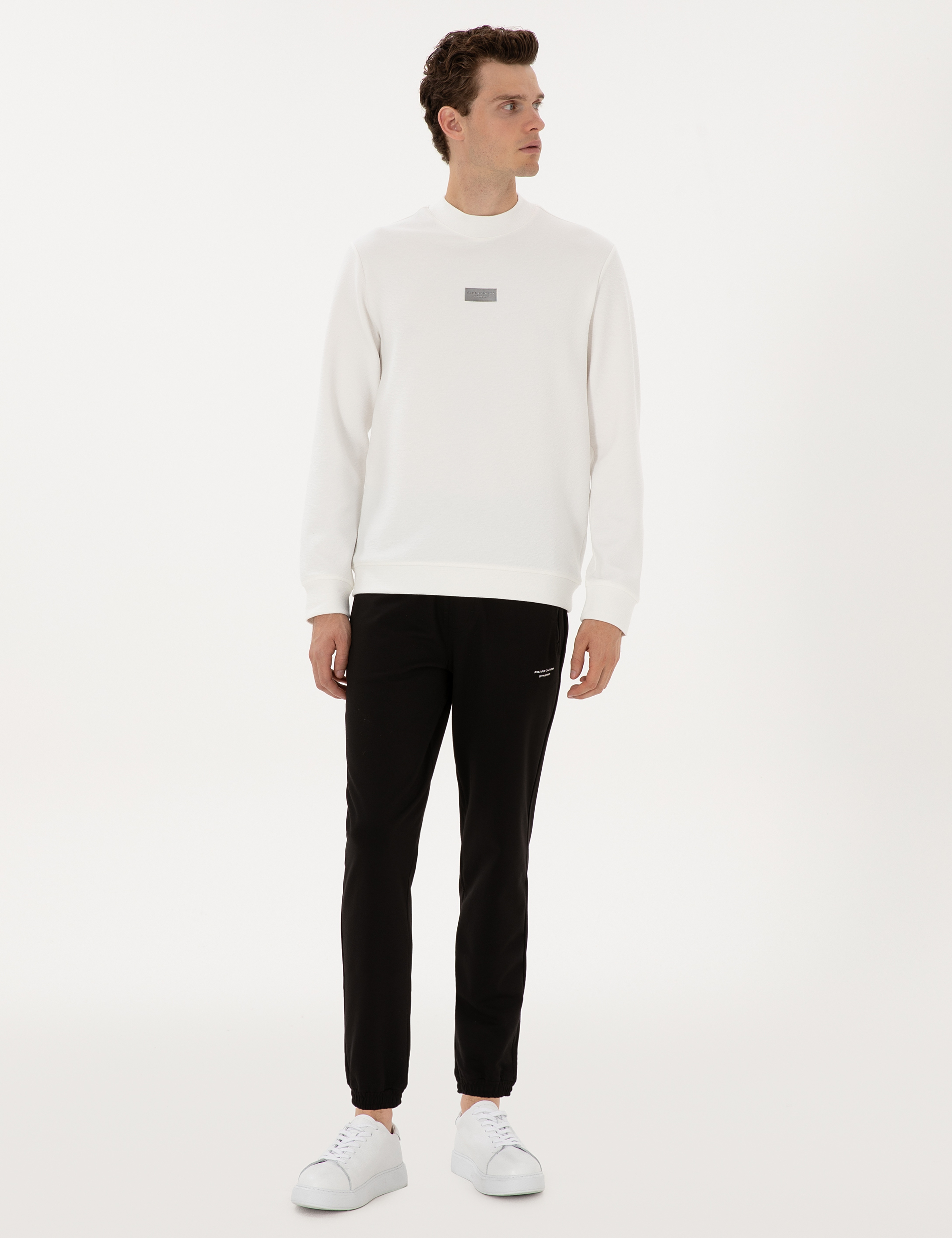 Siyah Slim Fit Eşofman Altı