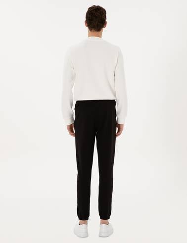 Siyah Slim Fit Eşofman Altı
