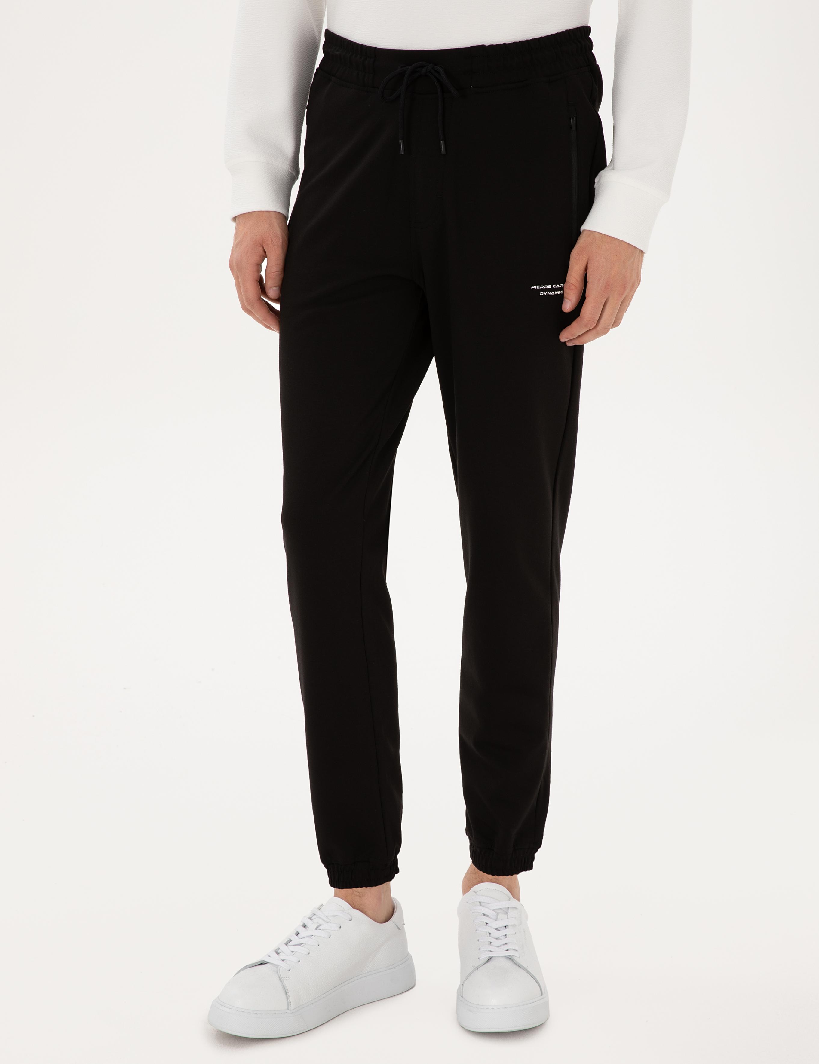 Siyah Slim Fit Eşofman Altı