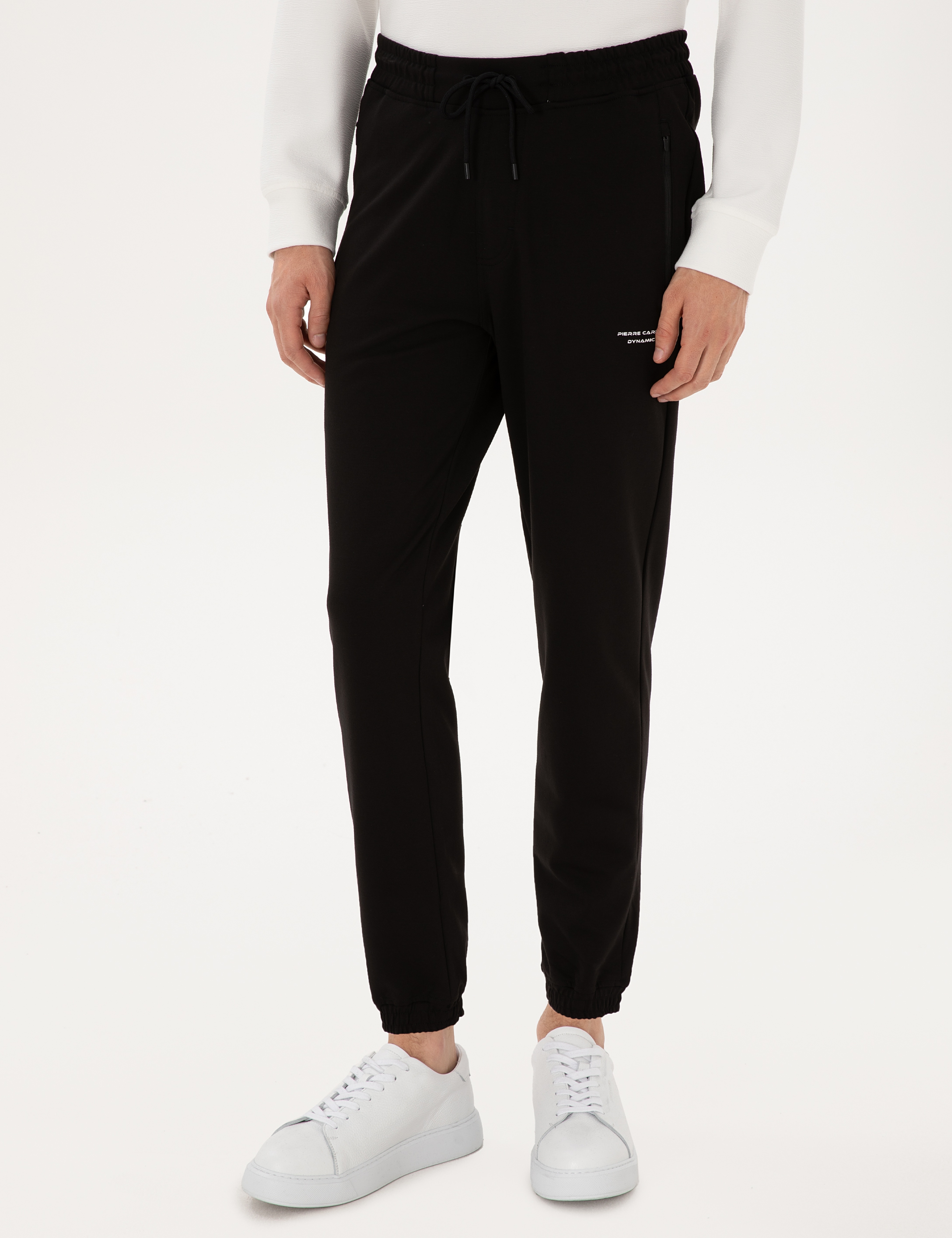 Siyah Slim Fit Eşofman Altı - Image 2