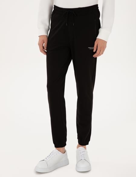 Siyah Slim Fit Eşofman Altı - 50311724008