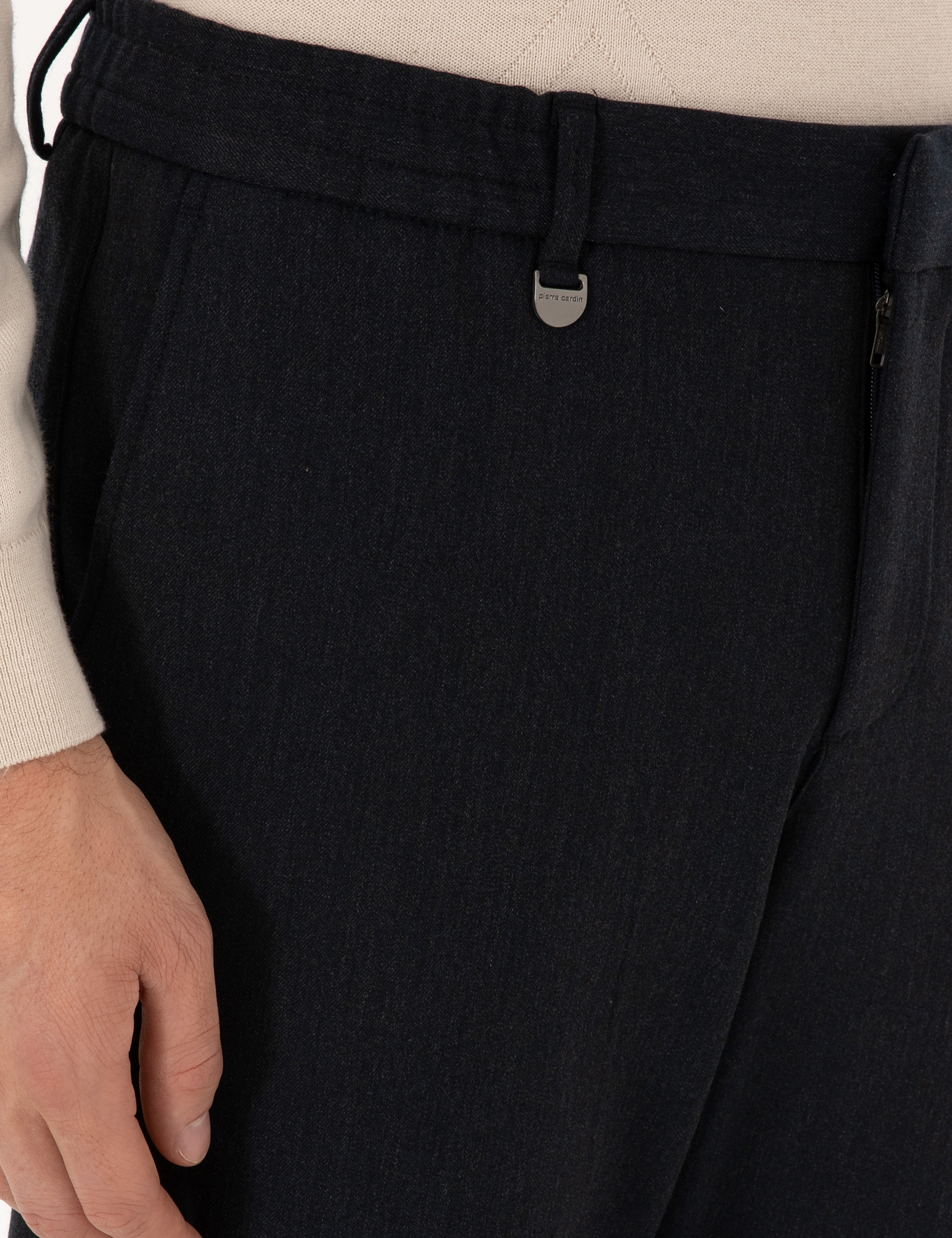 Lacivert Ex. Slim Fit Kumaş Pantolon - Image 5