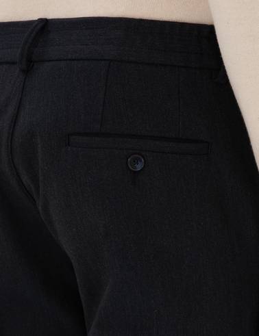 Lacivert Ex. Slim Fit Kumaş Pantolon