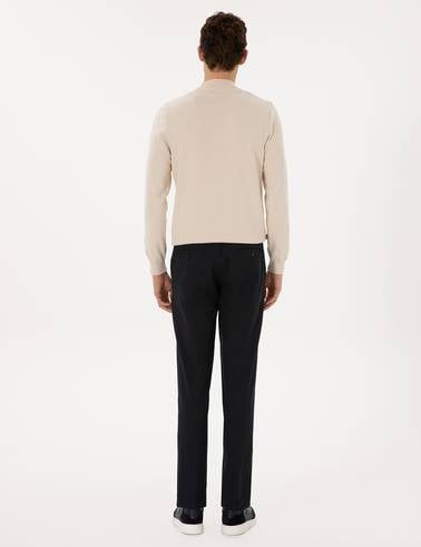Lacivert Ex. Slim Fit Kumaş Pantolon