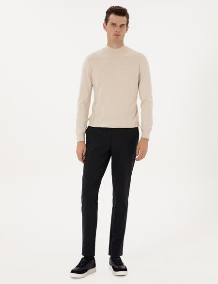 Lacivert Ex. Slim Fit Kumaş Pantolon - 50311574042