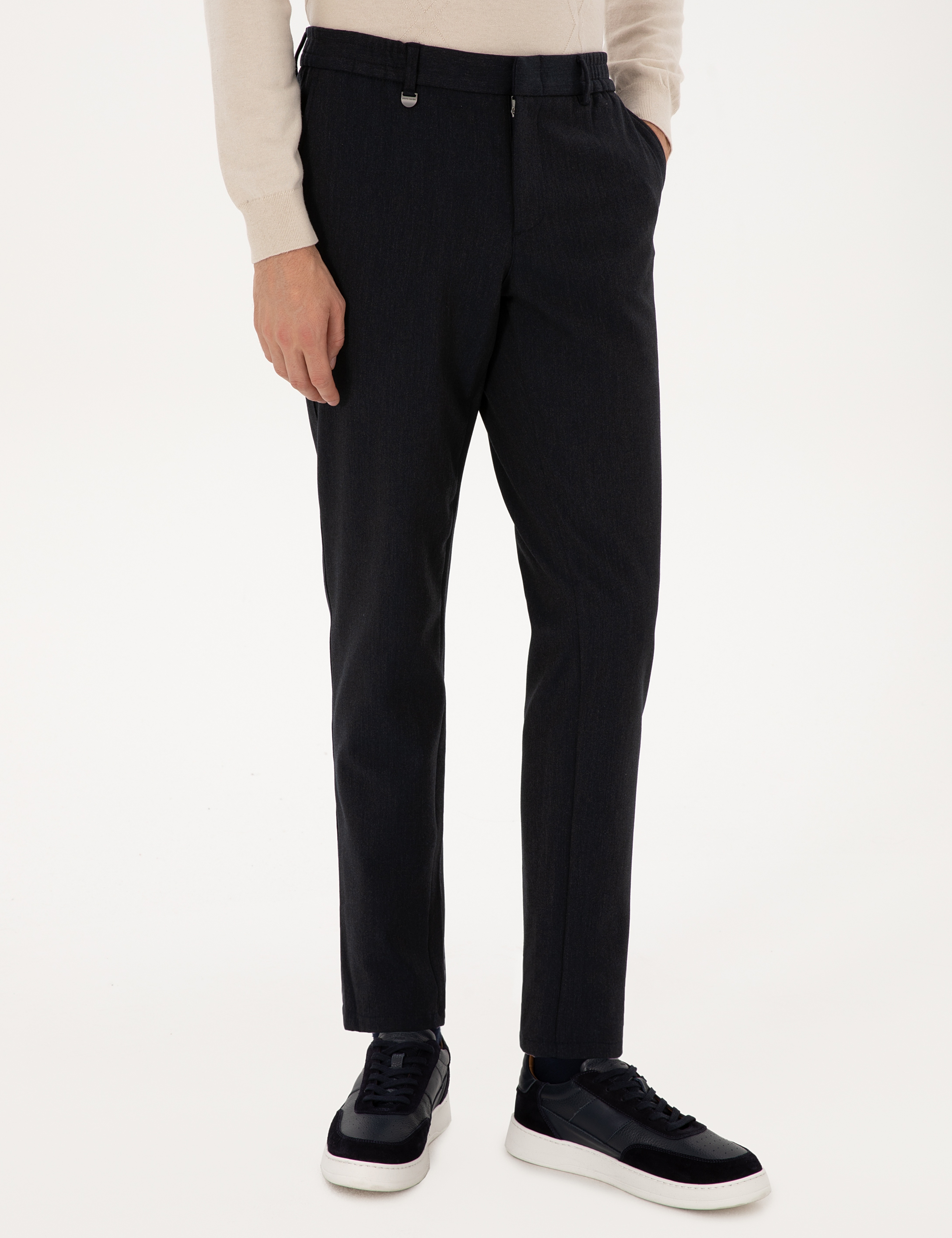 Lacivert Ex. Slim Fit Kumaş Pantolon