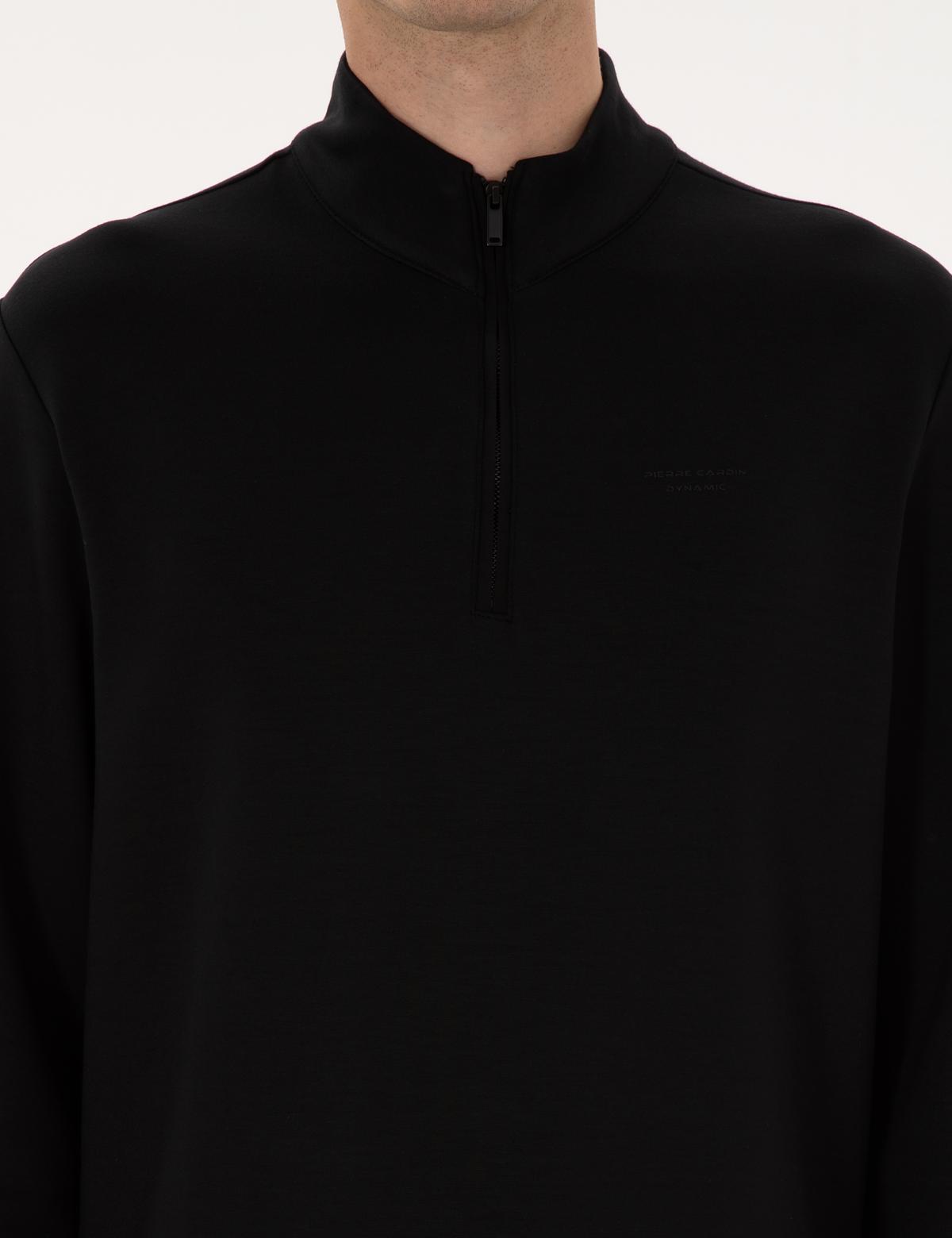 Siyah Regular Fit Sweatshirt - 50314231019