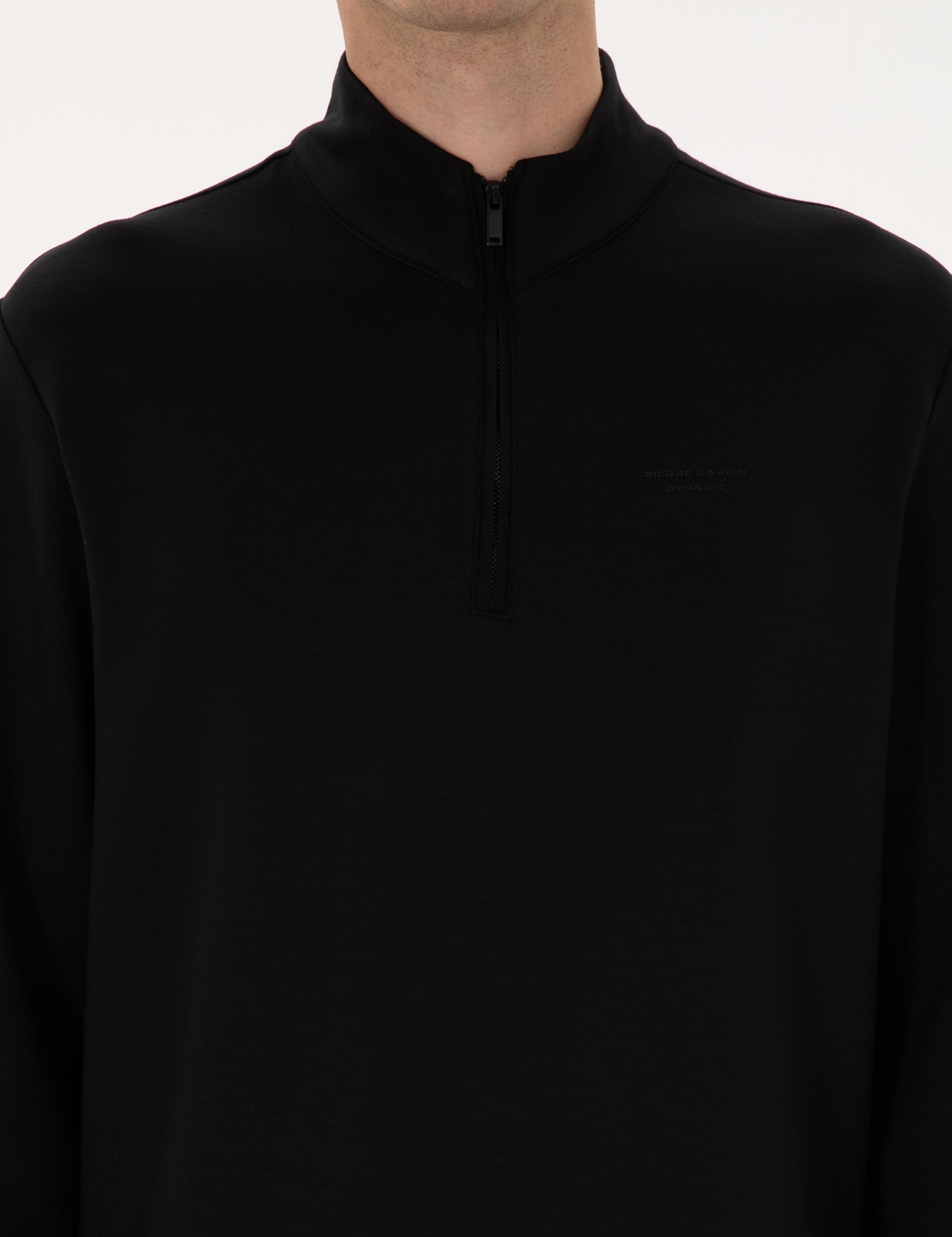 Siyah Regular Fit Sweatshirt