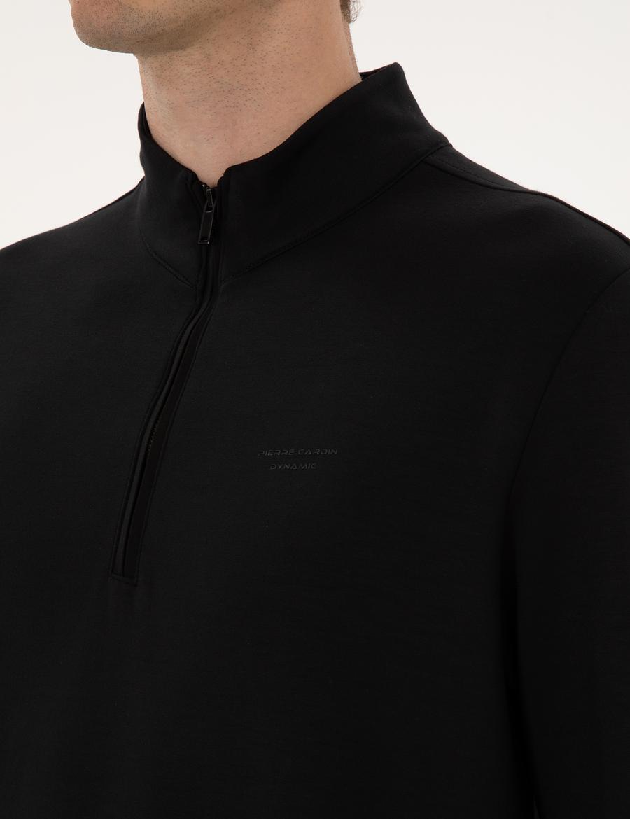 Siyah Regular Fit Sweatshirt