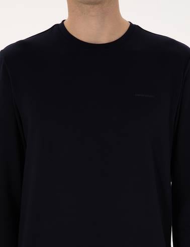 Lacivert Regular Fit Sweatshirt