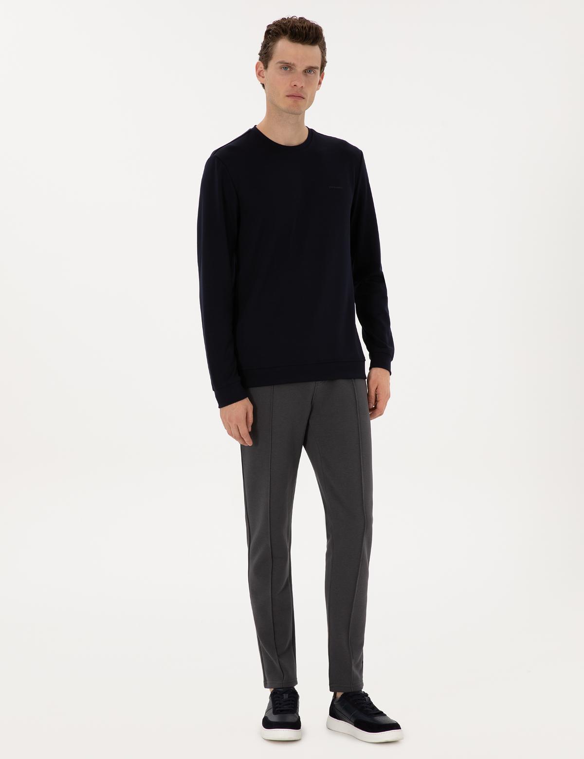 Lacivert Regular Fit Sweatshirt - 50313939023