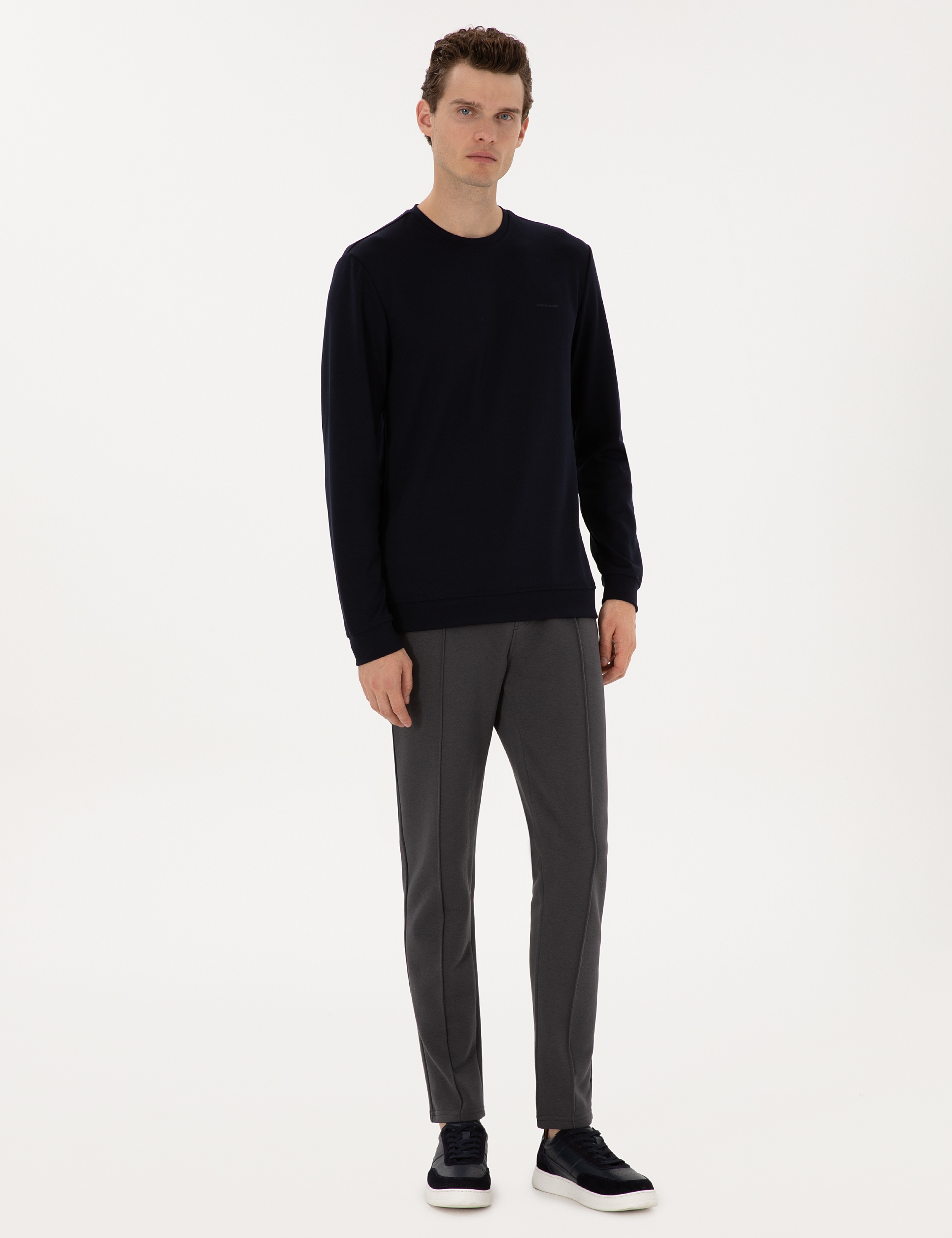 Lacivert Regular Fit Sweatshirt - Image 4