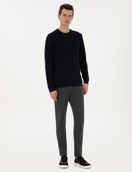 Lacivert Regular Fit Sweatshirt - 50313939023