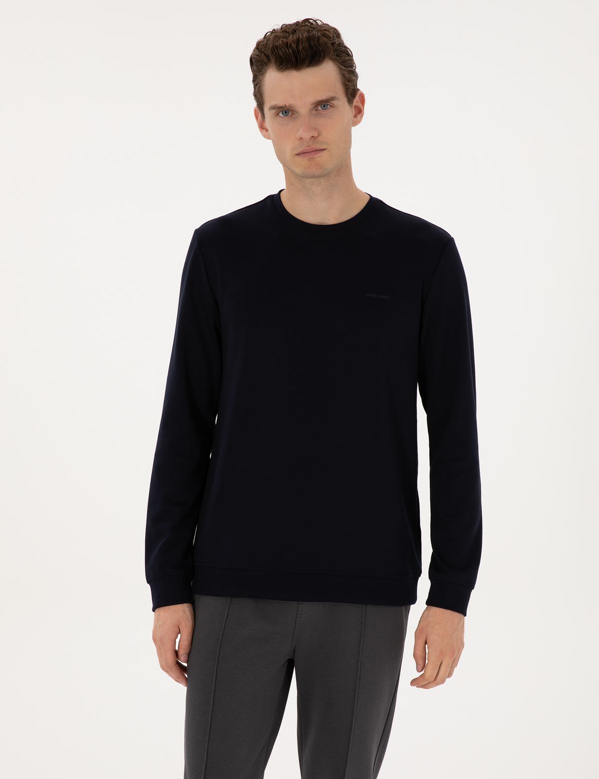 Lacivert Regular Fit Sweatshirt