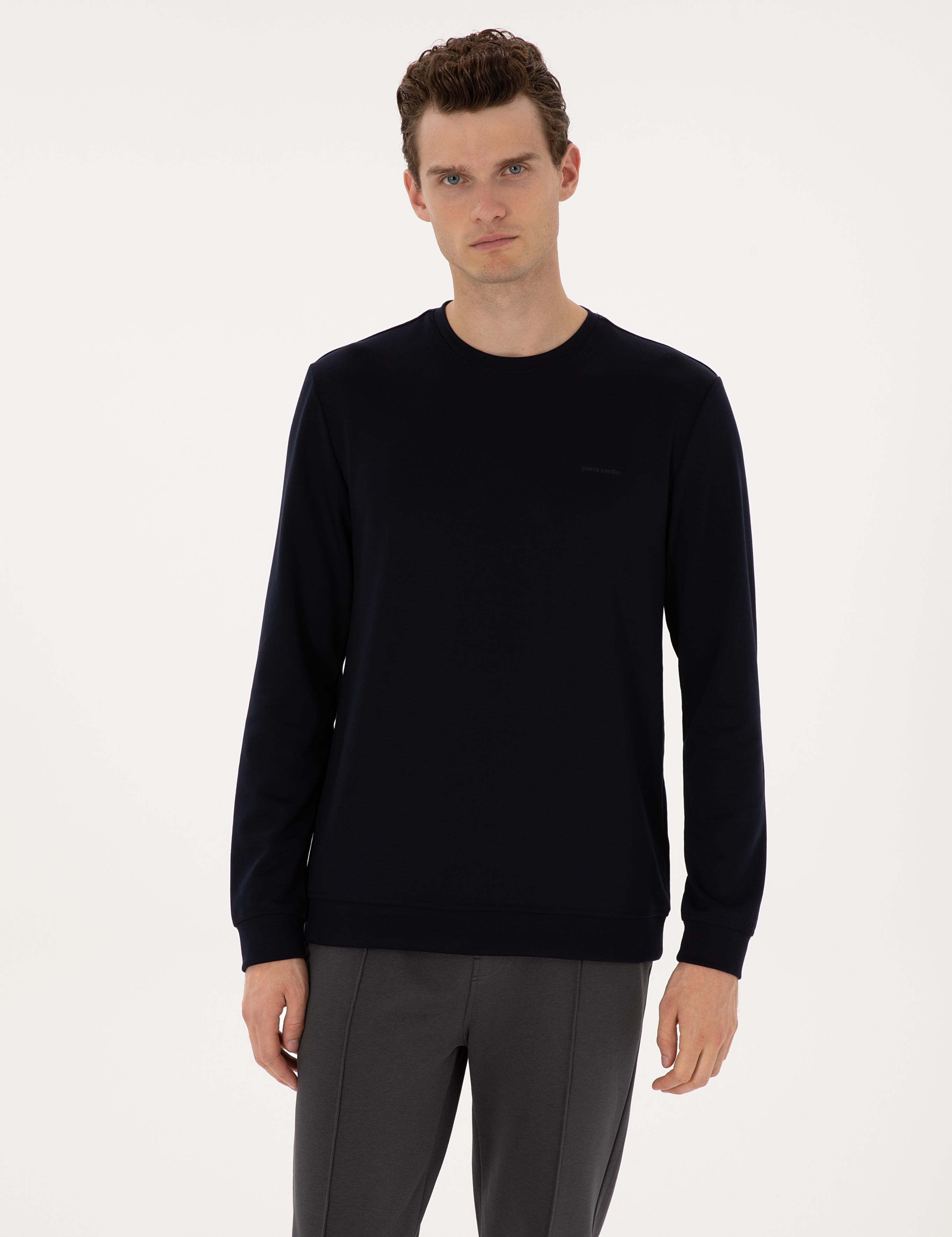 Lacivert Regular Fit Sweatshirt