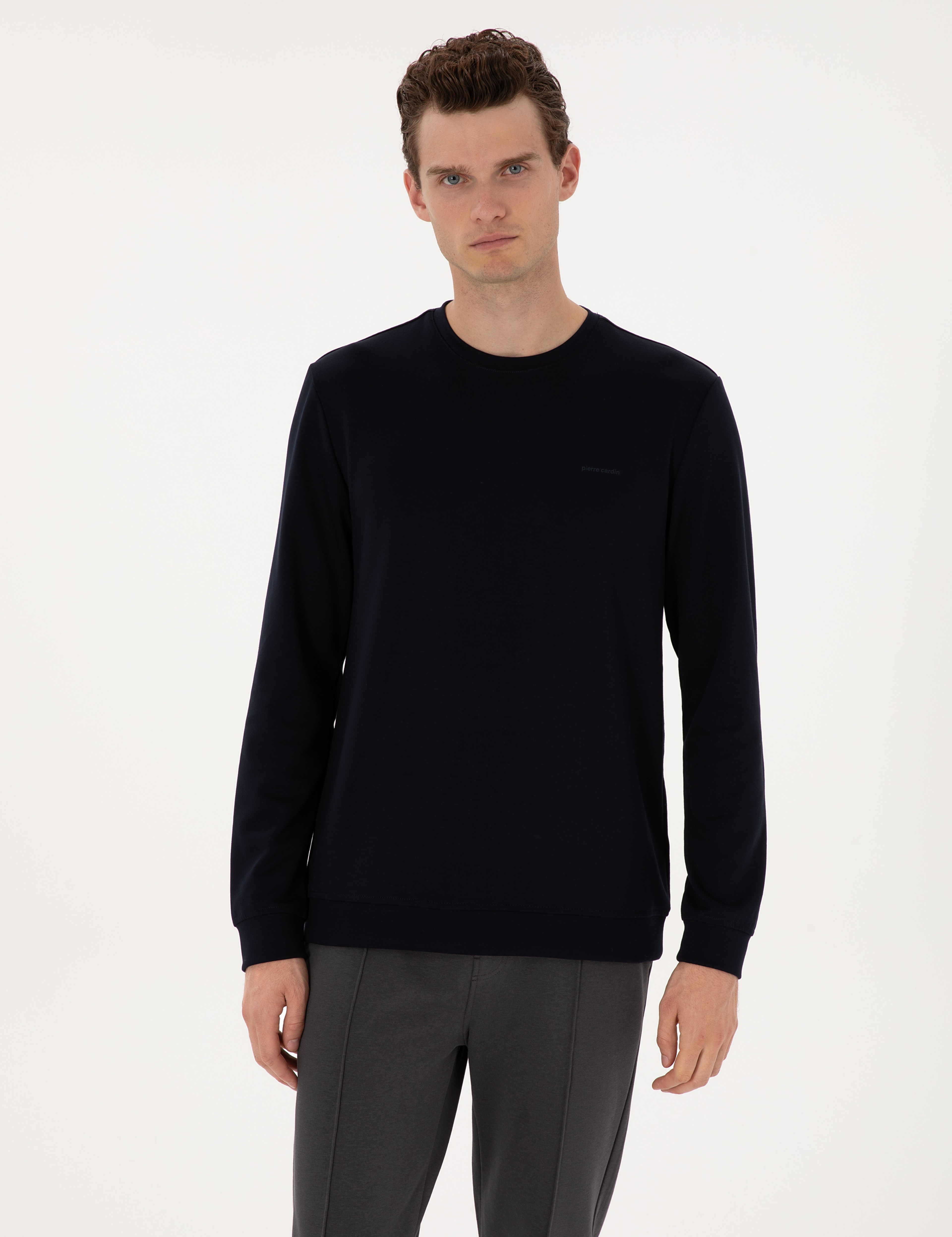Lacivert Regular Fit Sweatshirt - Image 1