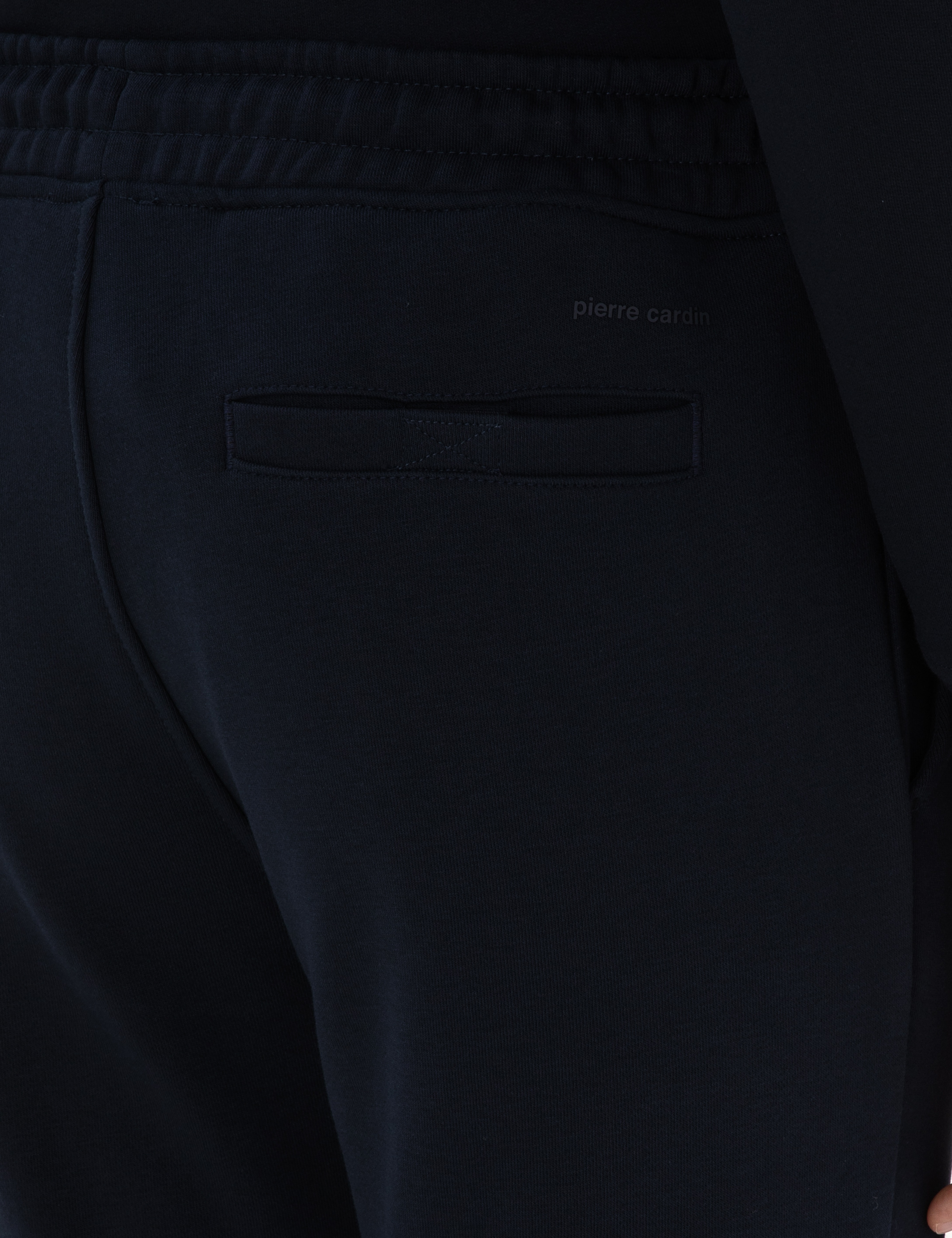 Lacivert Slim Fit Nervürlü Düz Paça Eşofman Altı - Image 6