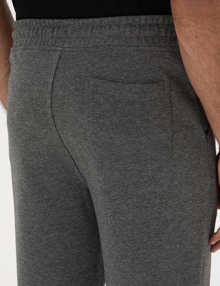 Antrasit Melanj Slim Fit 3 İplik Düz Paça Eşofman Altı - 50317670025