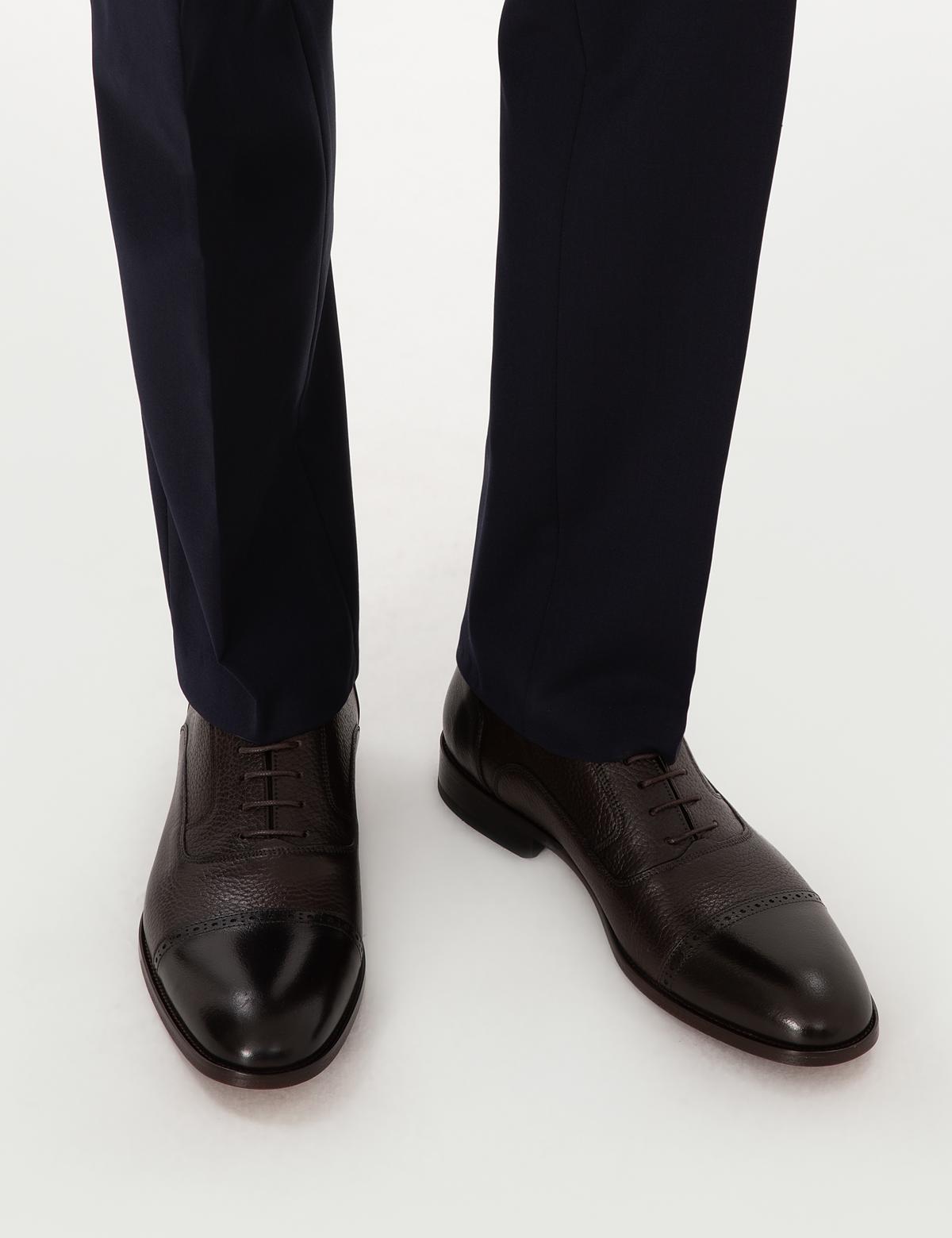 Kahverengi %100 Deri Klasik Ayakkabı - 50315620006