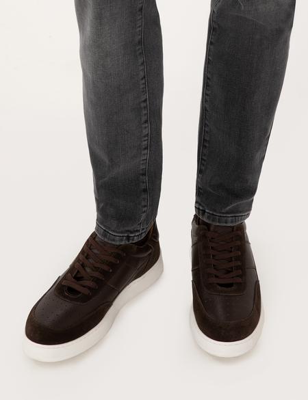 Kahverengi %100 Deri Casual Ayakkabı - 50315618002