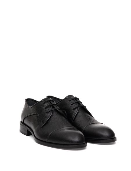 Siyah %100 Deri Klasik Ayakkabı - 50315645020