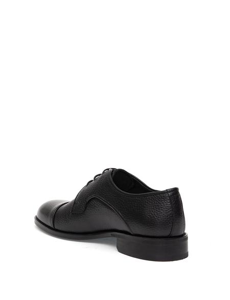 Siyah %100 Deri Klasik Ayakkabı - 50315645020