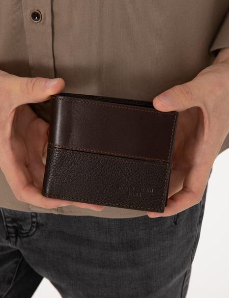 Erkek Kahverengi %100 Deri Cüzdan - 50321928001