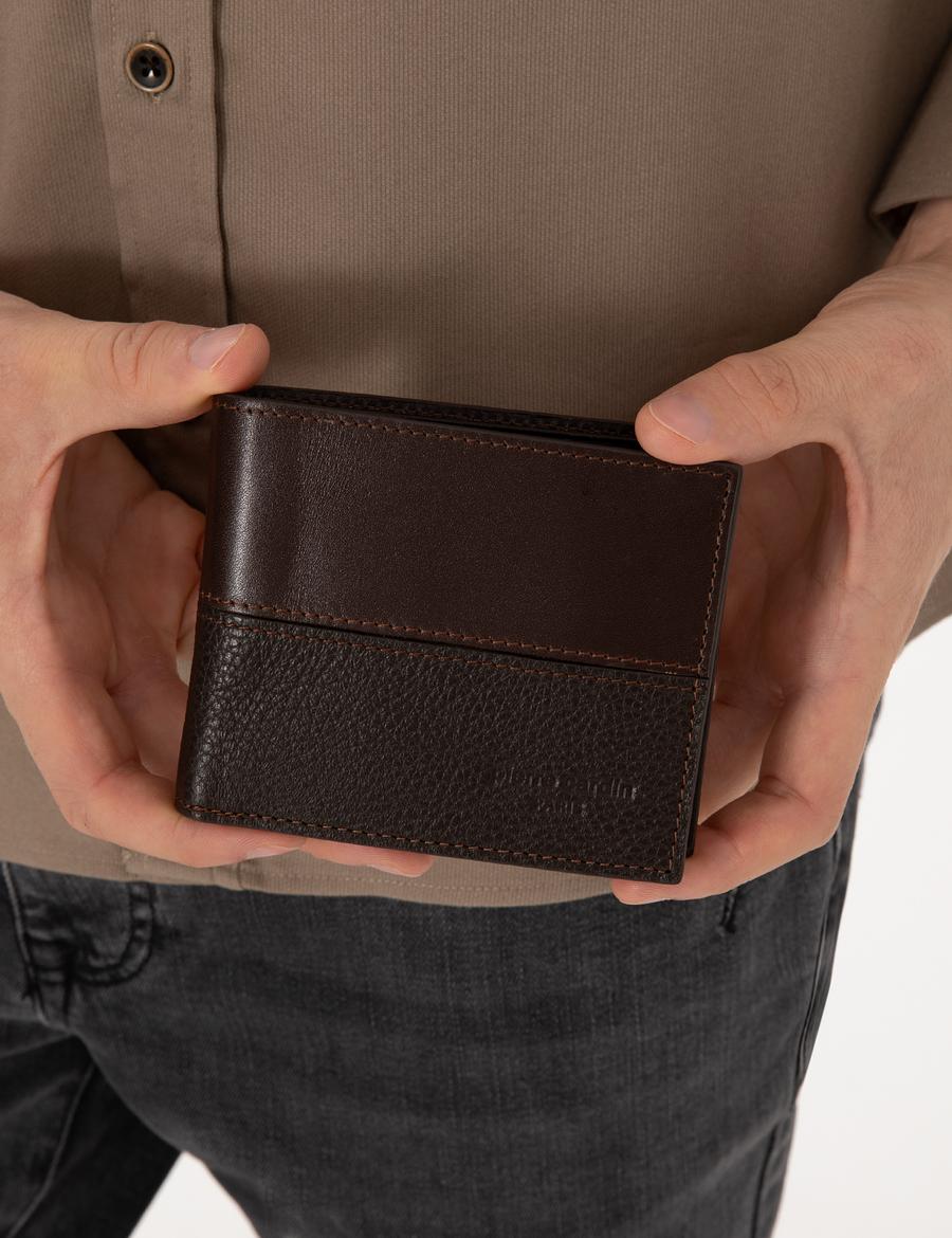 Erkek Kahverengi %100 Deri Cüzdan