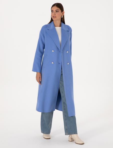 Mavi Kaşe Kaban - 50308929049