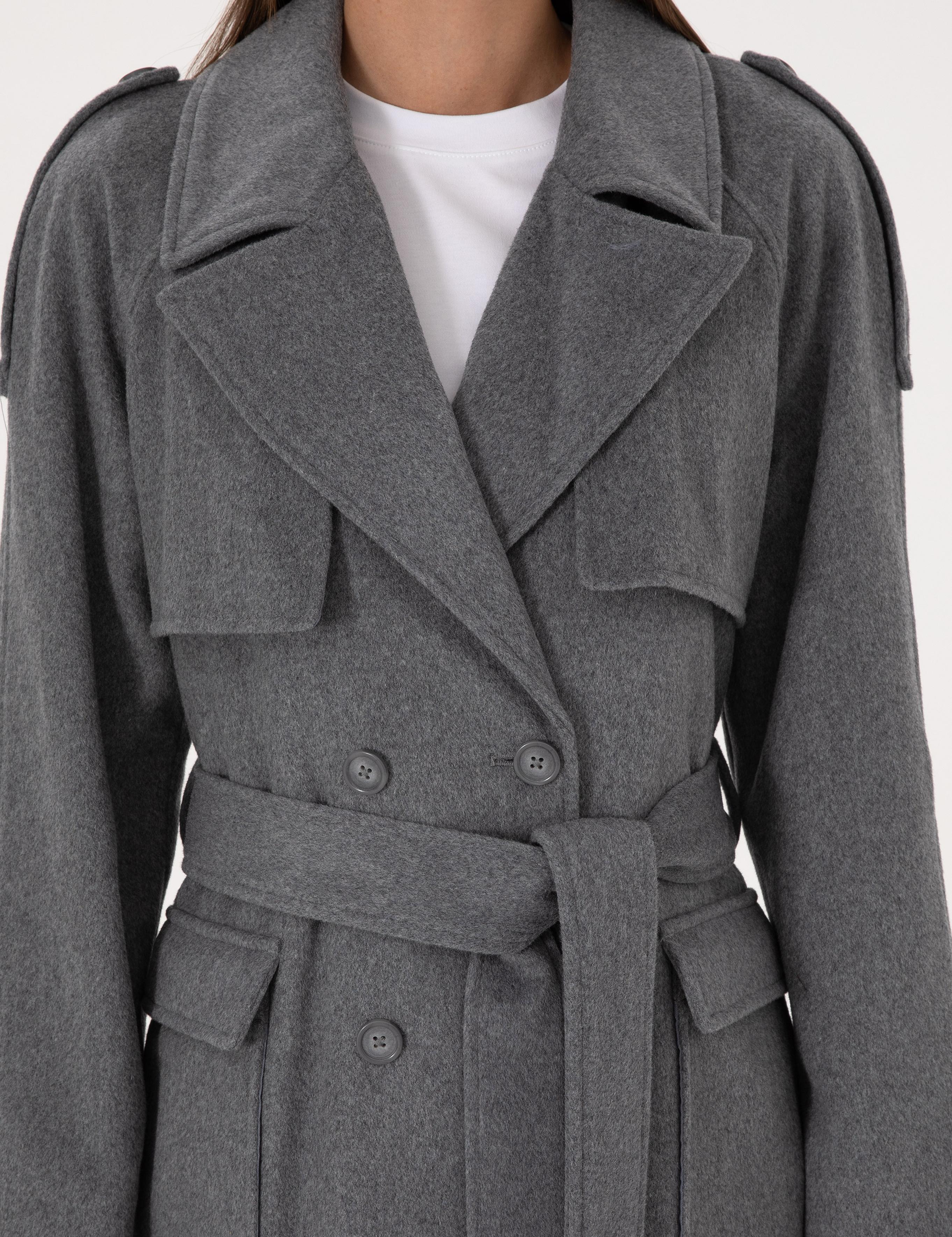 Antrasit Melanj Kaşe Kaban