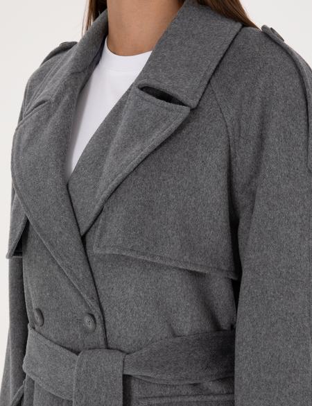 Antrasit Melanj Kaşe Kaban - 50308956012