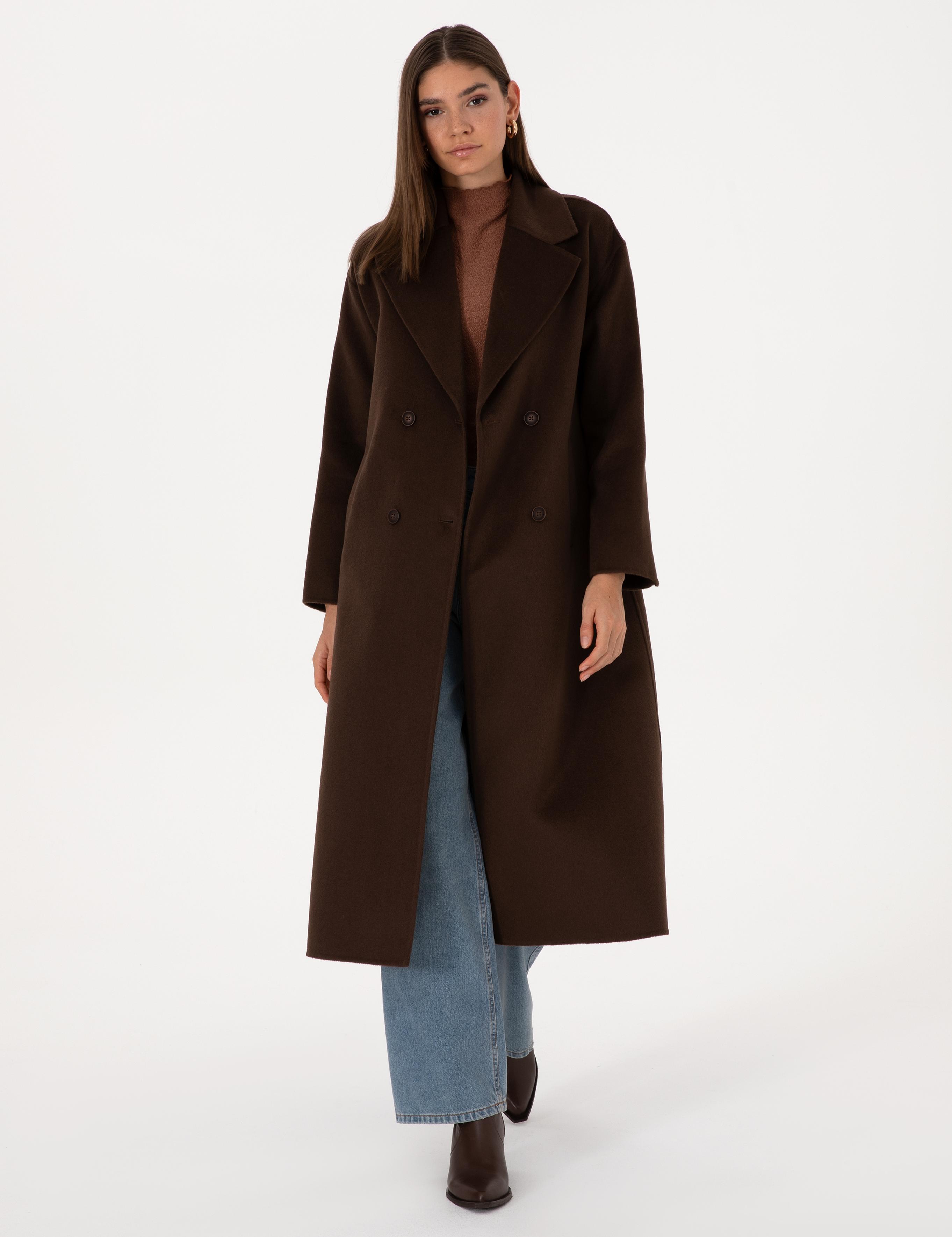 Kahverengi Kaşe Kaban