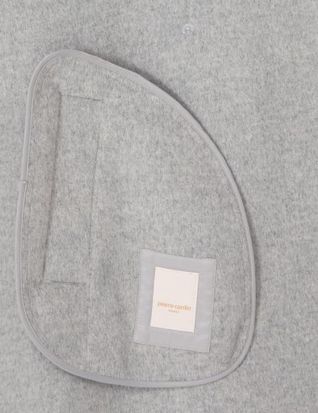 Açık Gri Melanj Kaşe Kaban - 50308929080